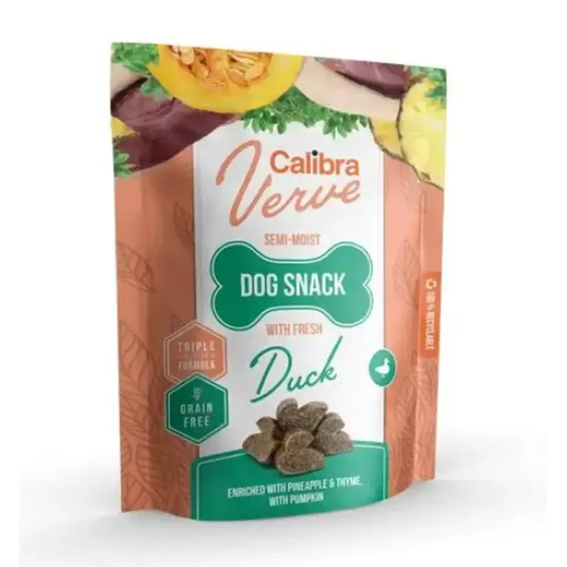 Calibra Perros Verve Snack Semihúmedo Pato Fresco 150G