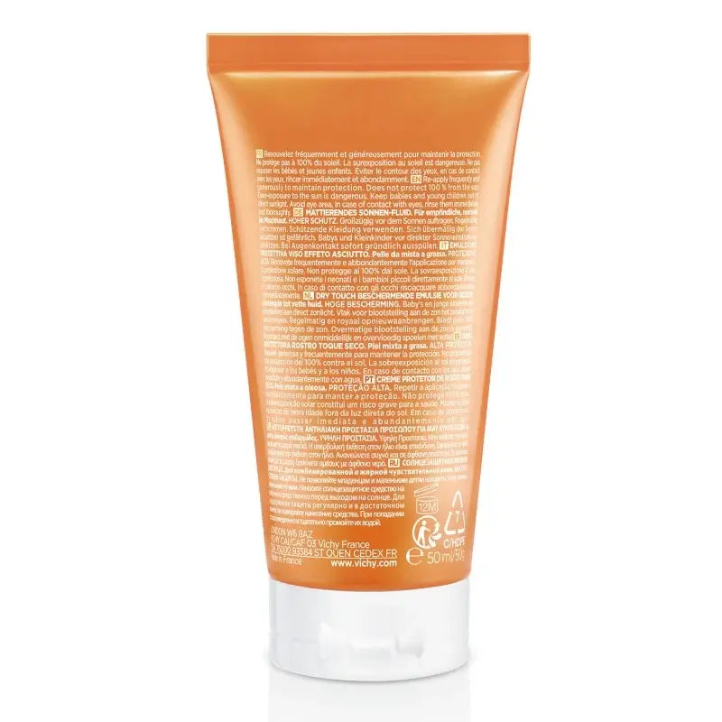 Vichy Capital Soleil Crema Rostro SPF50+, 50 ml