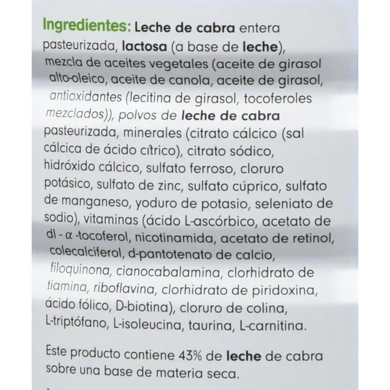 Capricare 1 Leche para Lactantes Nueva Fórmula 800 gr