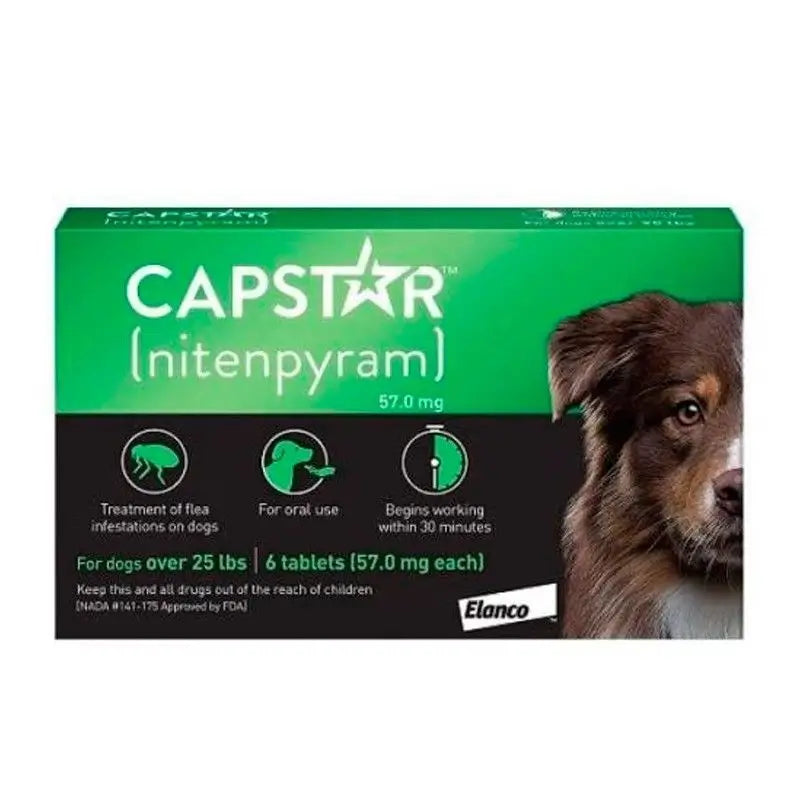 Capstar 57 Mg Perro 11-60Kg, 6 Comprimidos