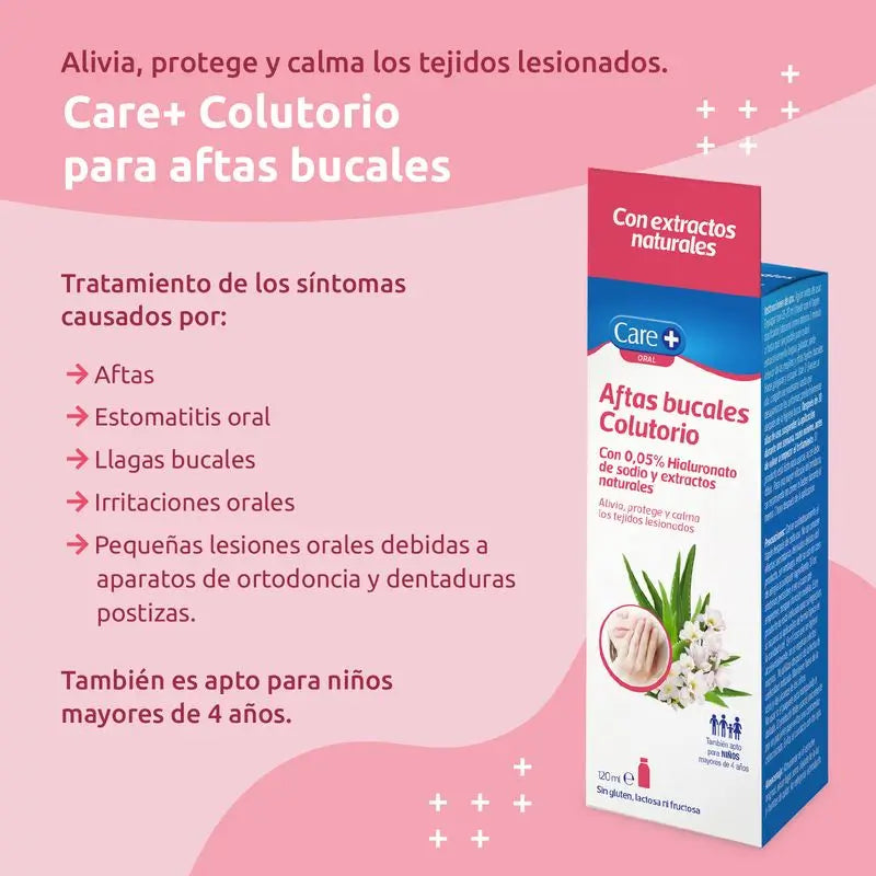 Care+ Care+ Aftas Colutorio 120Ml.