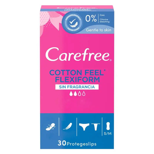 Carefree Flexiform Sin Fragancia 30Uds