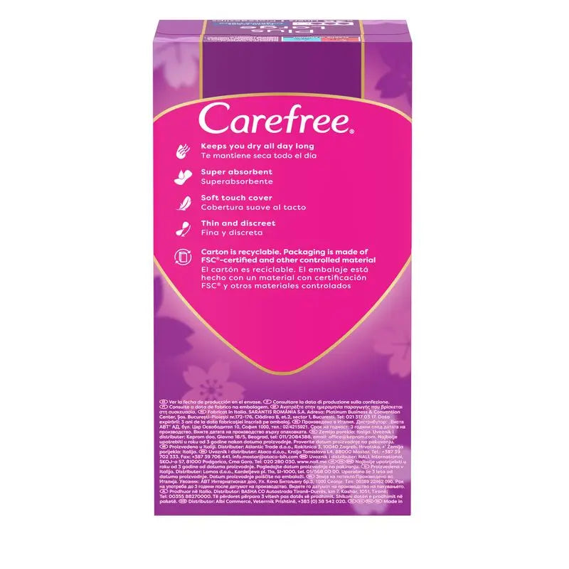 Carefree Plus Large Fragancia Fresca 36Uds