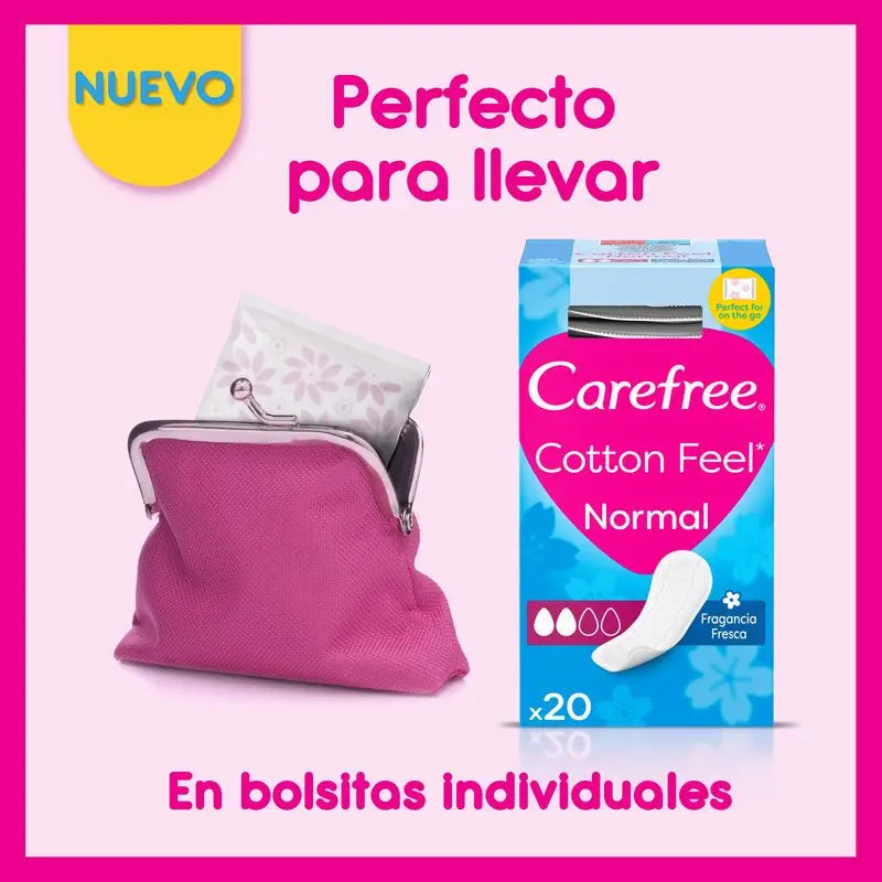 Carefree Plus Large Fresh, 20 Unidades