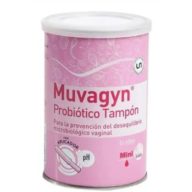 Casen Muvagyn Probiotico Tampon Mini Con Aplicador 9Ud