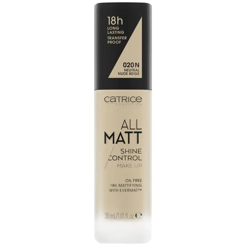 Catrice All Matt Shine Control Maquillaje 020 N, 30 ml