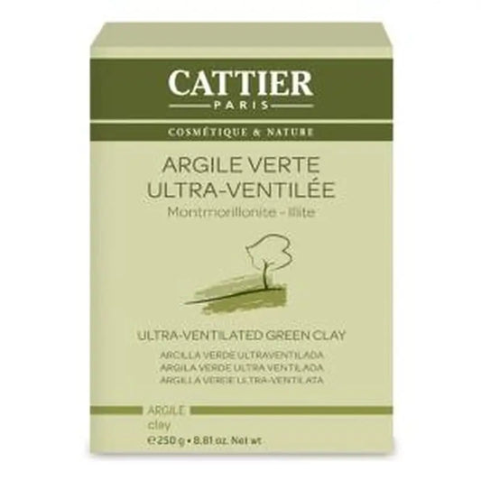 Cattier Arcilla Verde Ultra Ventilada 250Gr.