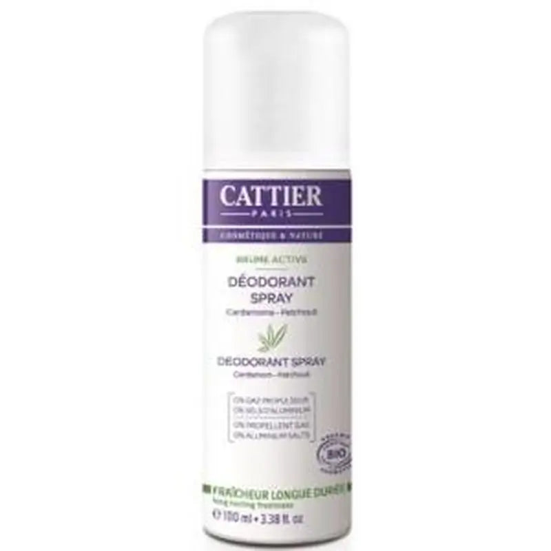 Cattier Desodorante Brume Active Mujer Spray 100Ml.