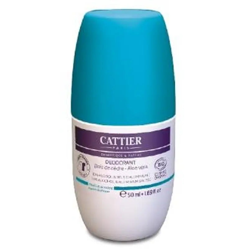 Cattier Desodorante Frescor Marino 24H Roll-On 50Ml.