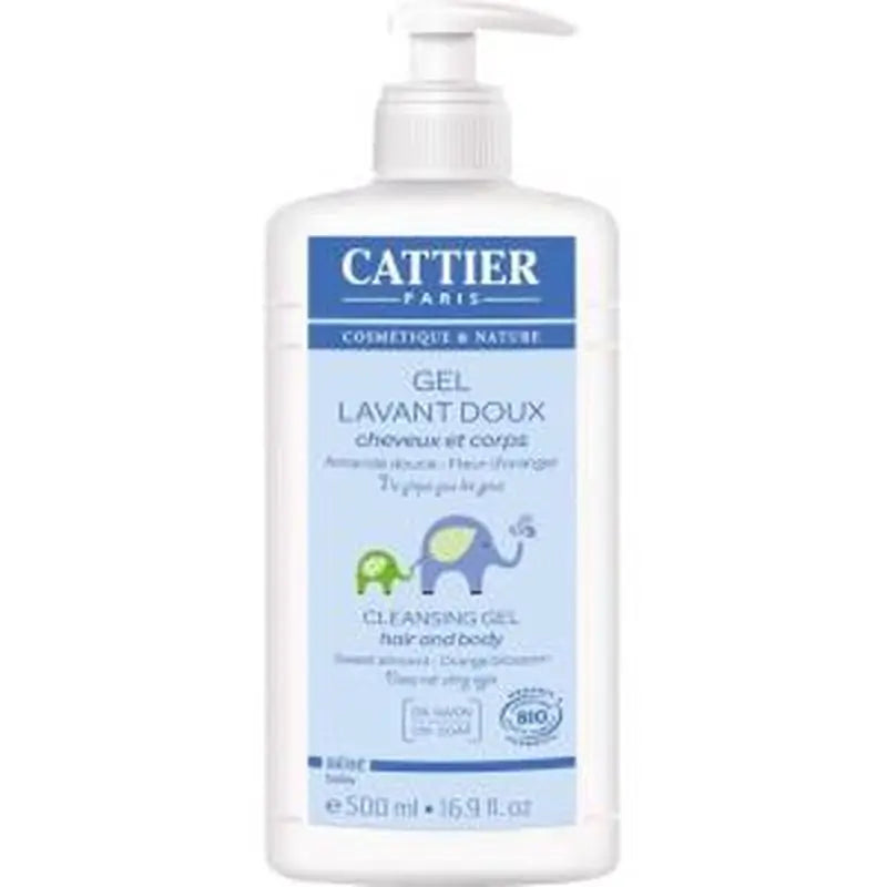 Cattier Gel De Baño Cabello Y Cuerpo Bebe 500Ml.