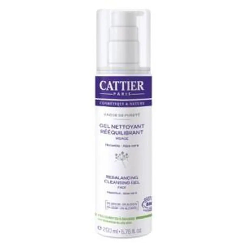 Cattier Gel Limpiador Reequilibrante 200Ml.