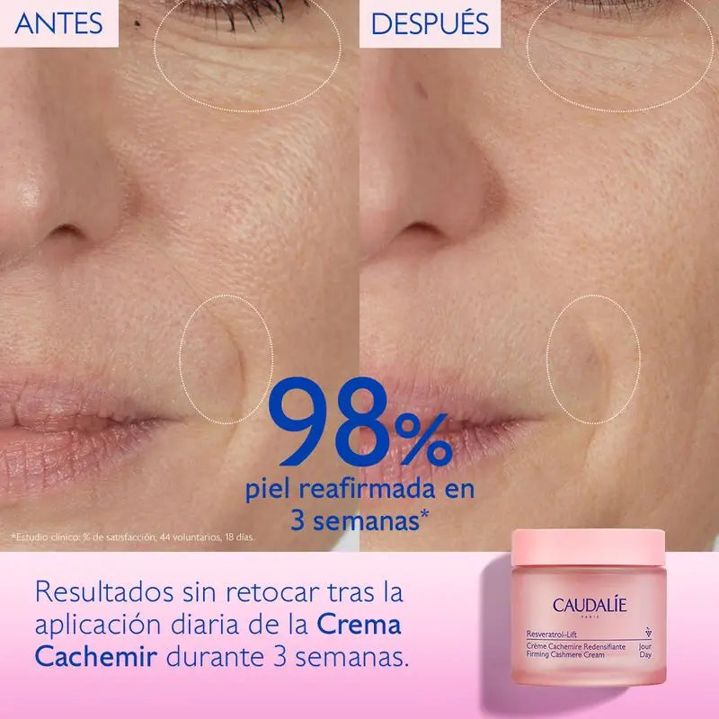 Caudalie Resveratrol-Lift Crema Cachemir  Recarga , 50 ml