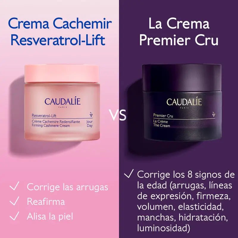 Caudalie Resveratrol-Lift Crema Cachemir  Recarga , 50 ml