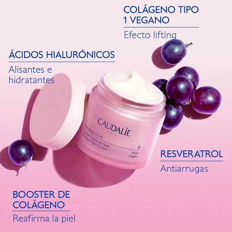 Caudalie Resveratrol-Lift Crema Noche Recarga , 50 ml