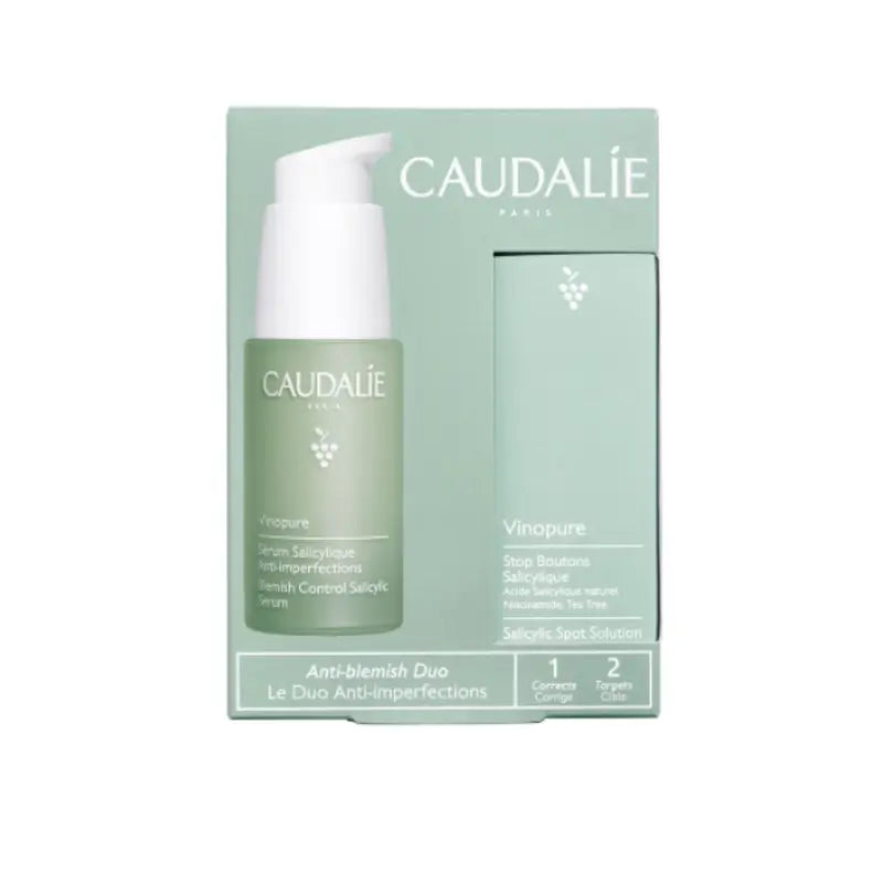 Caudalie Vinopure Serum Anti-imperfecciones 30 ml + Vinopure Stop Granos 15 ml