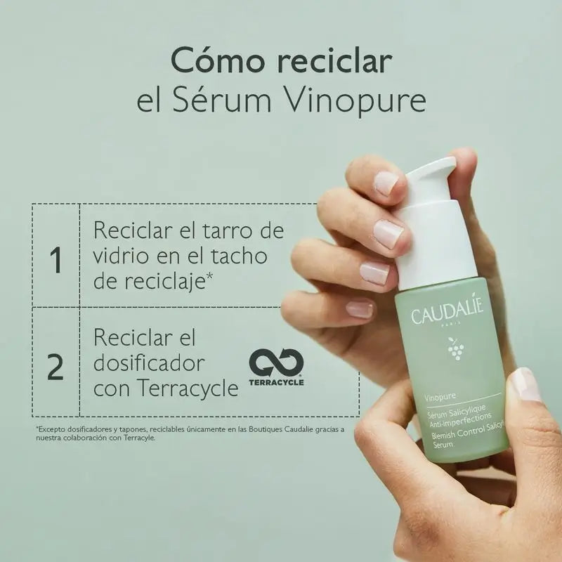 Caudalíe Vinopure Sérum Salicílico Anti-Imperfecciones - 30 ml