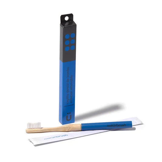 Naturbrush Cepillo Adulto Azul Headless Md