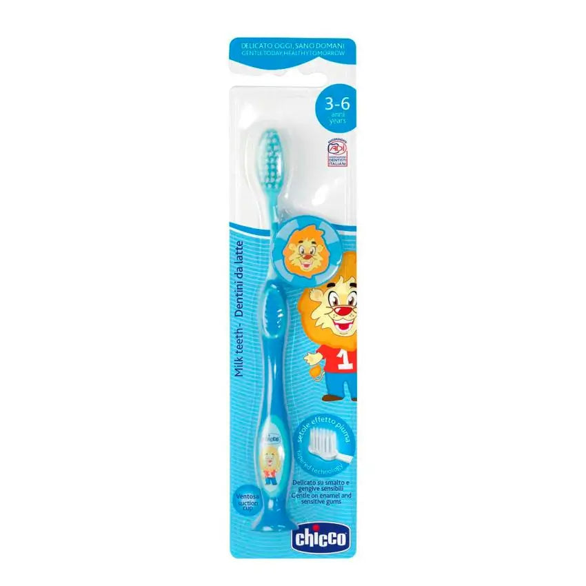 Chicco Cepillo Dental 3-6 Años Color Azul