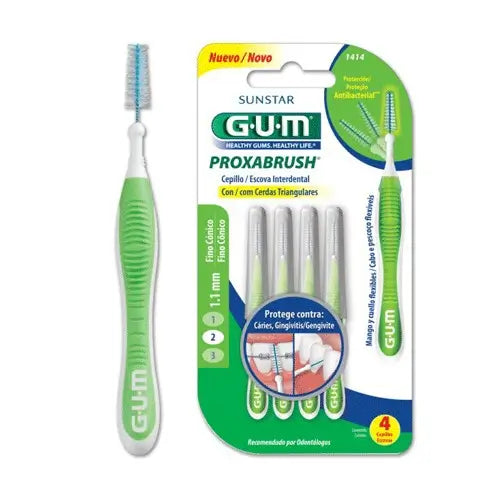 GUM CEPILLO INTERDENTAL PROXABRUSH 1.1MM 4 UNIDADES