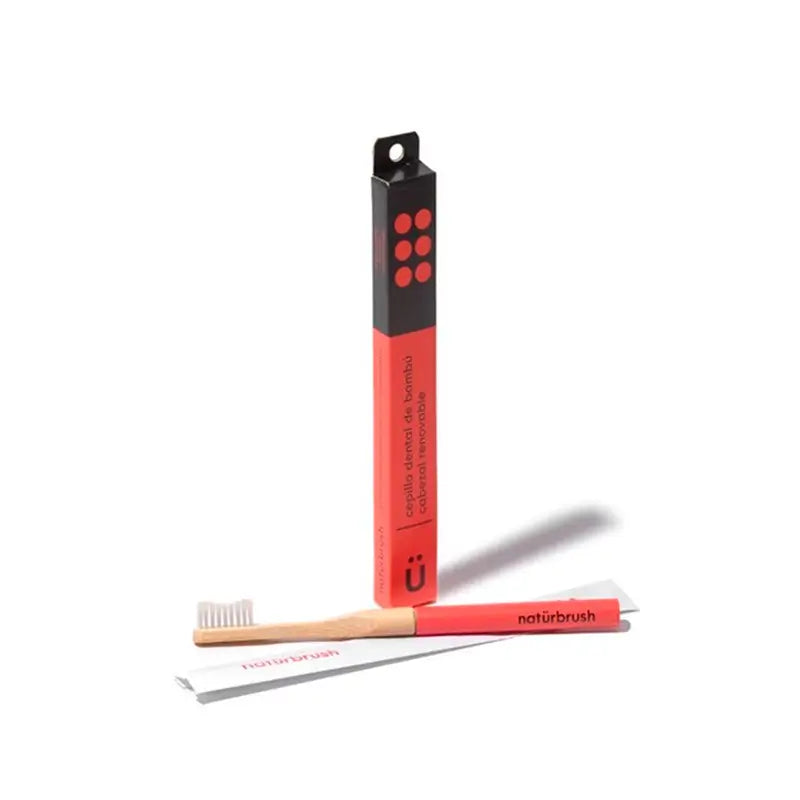 Naturbrush Cepillo Adulto Rojo