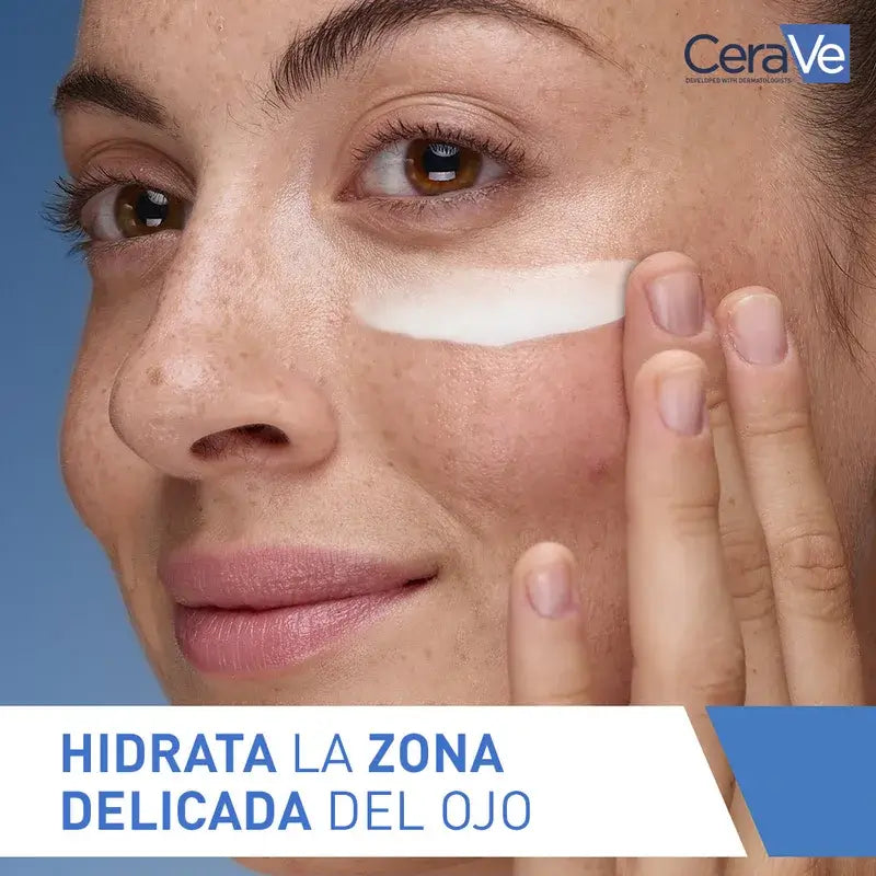 CeraVe Crema Reparadora hidrata la zona delicada del ojo