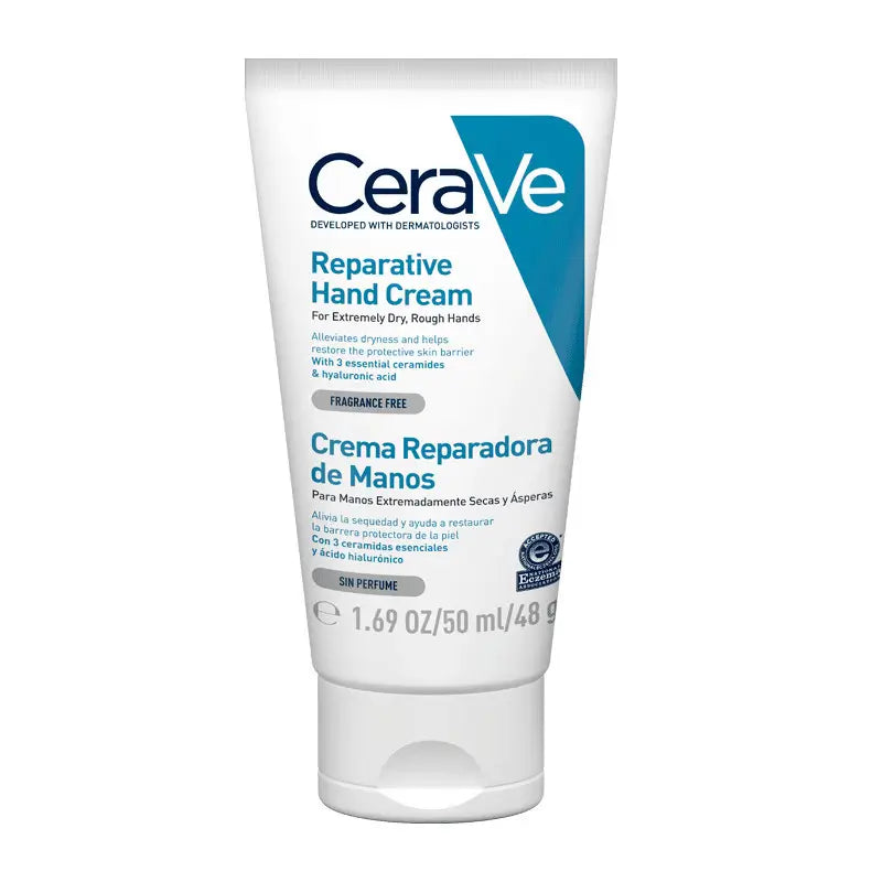 CeraVe Crema Reparadora de Manos, 50 ml