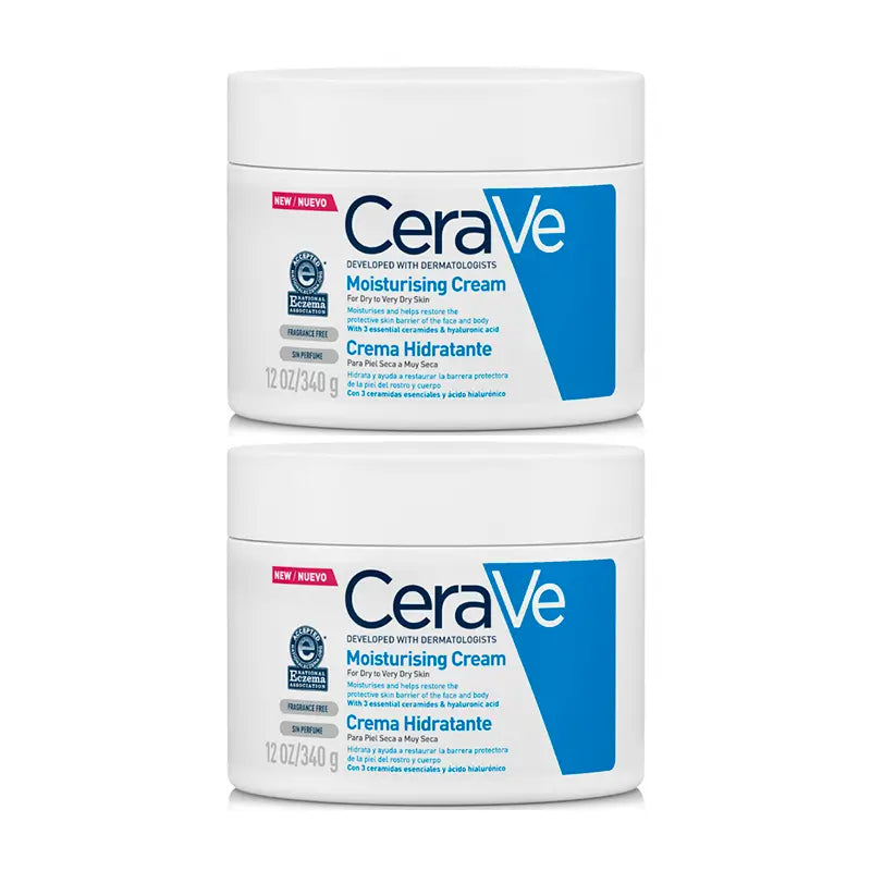 CeraVe Duplo Crema Hidratante, 2x340 gr