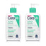 CeraVe Duplo Gel Limpiador Espumoso, 2 x 236 ml