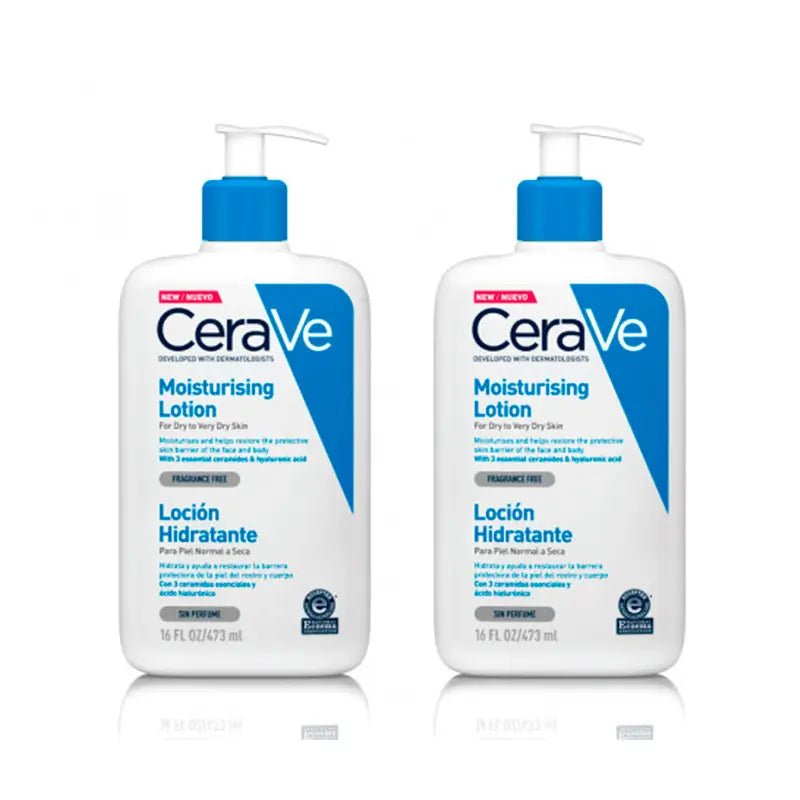 CeraVe Duplo Loción Hidratante, 473 ml