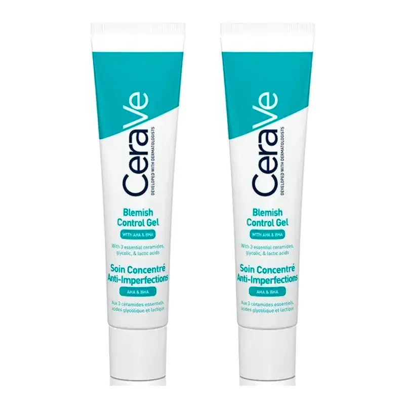 CeraVe Gel Control Imperfecciones, Pack 2 x 40 ml