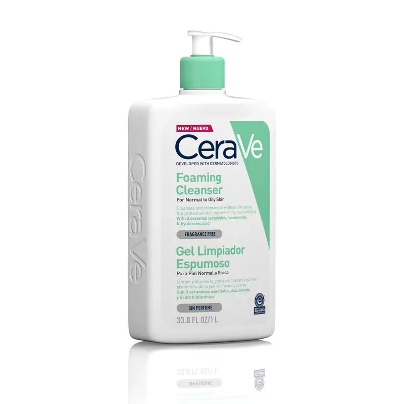 CeraVe Gel Limpiador Espumoso, 1l