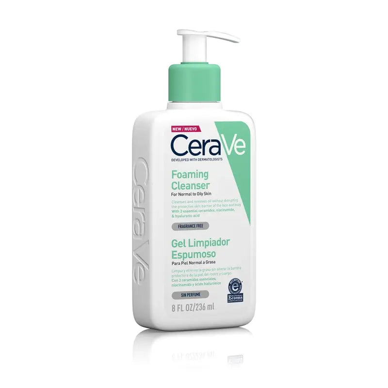 CeraVe Gel Limpiador Espumoso, 236 ml