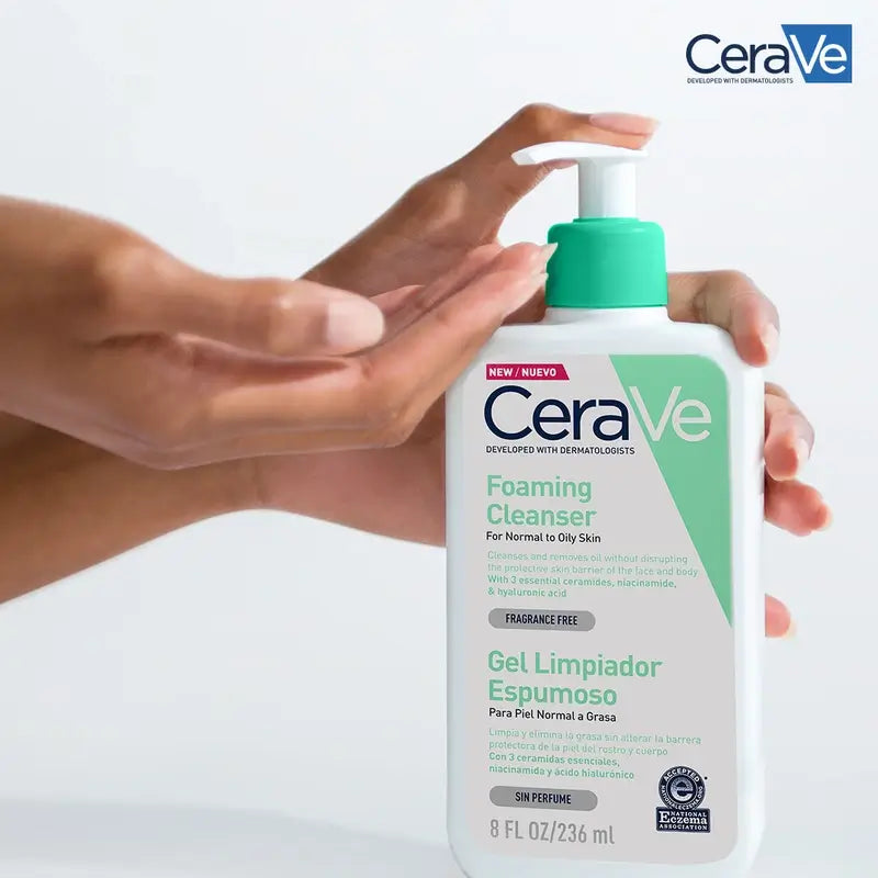 CeraVe Gel Limpiador Espumoso, 236 ml