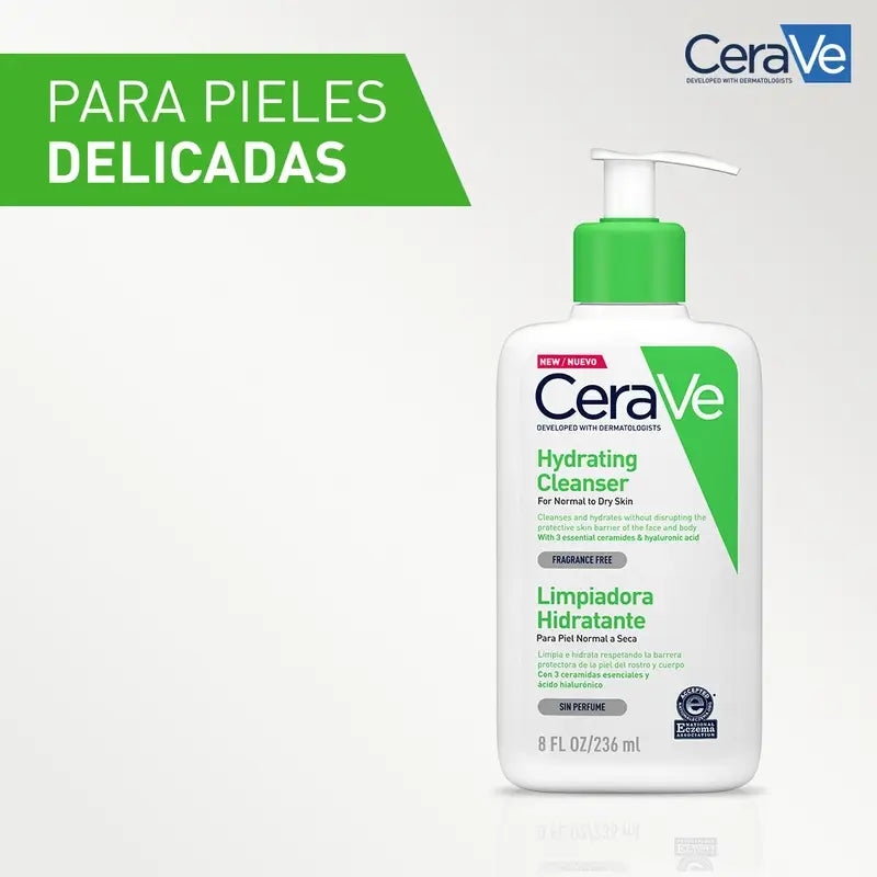 CeraVe Gel Limpiador Hidratante, 236 ml