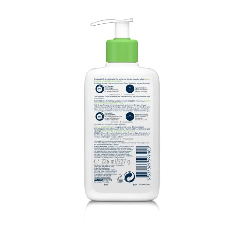 CeraVe Gel Limpiador Hidratante, 236 ml