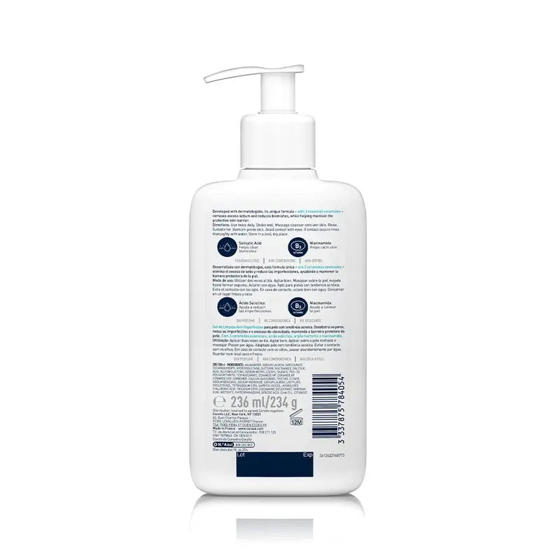 CeraVe Limpiador control imperfecciones, 236 ml