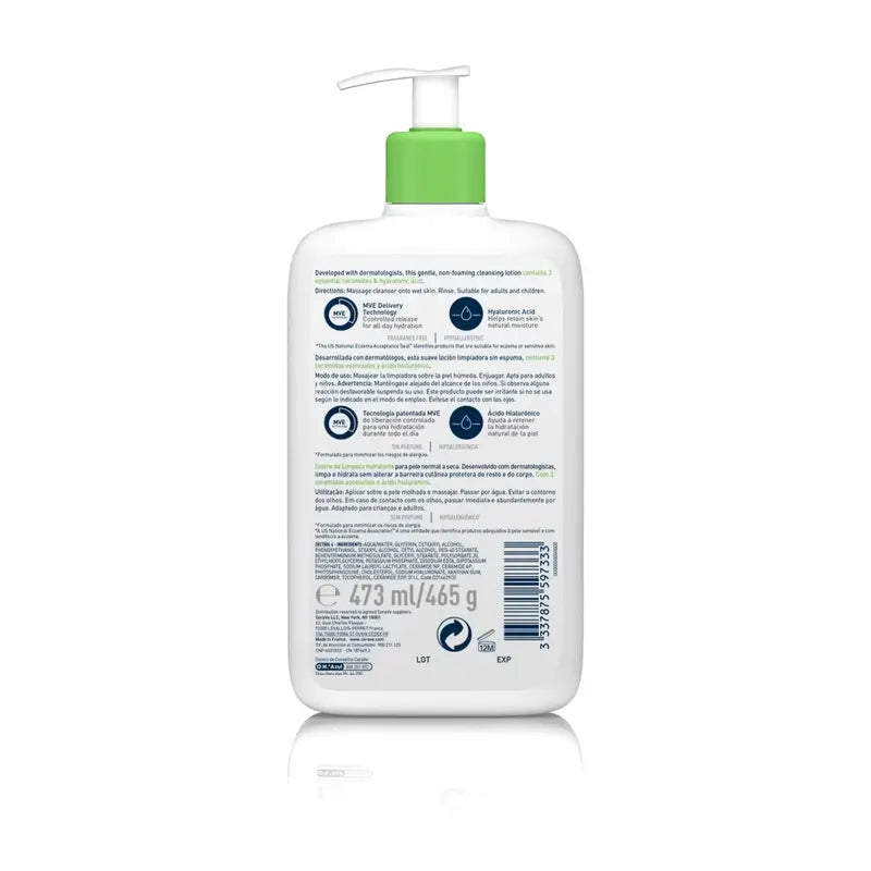 CeraVe Gel Limpiador Hidratante, 473 ml