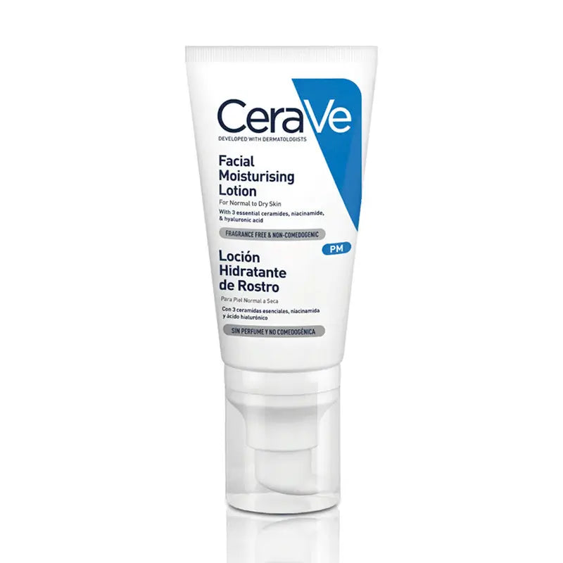 CeraVe Loción Hidratante de Rostro, 52 ml