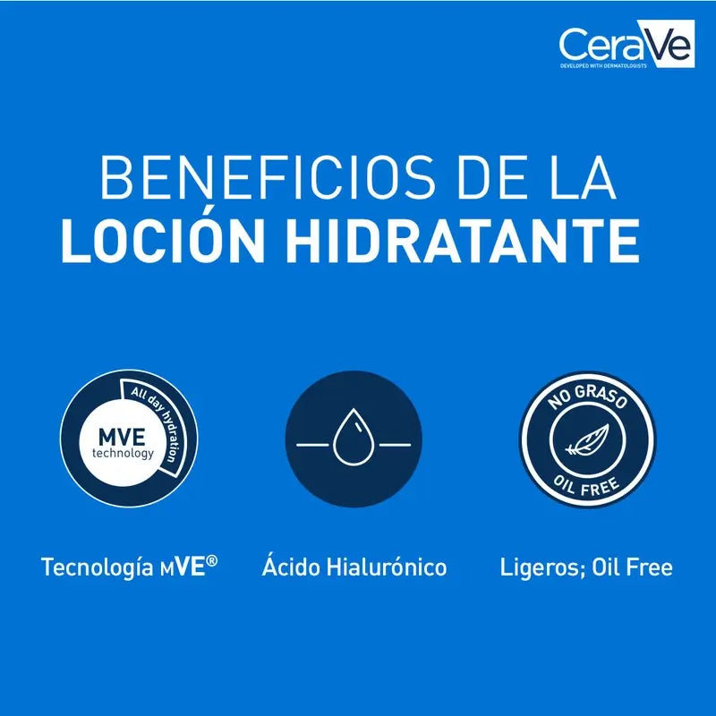 CeraVe Loción Hidratante Piel Seca o Muy Seca, 473 ml