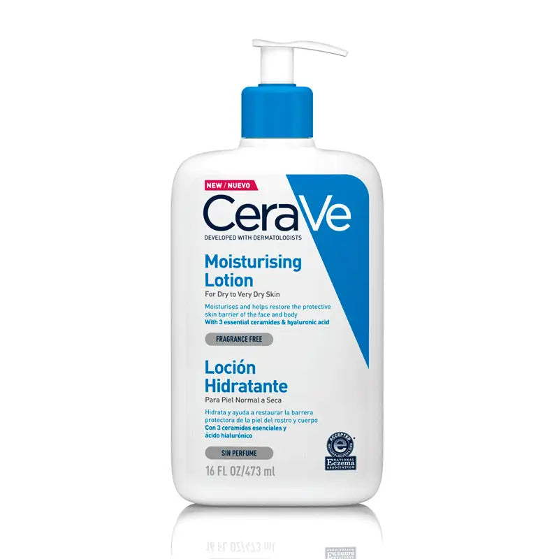 CeraVe Loción Hidratante Piel Seca o Muy Seca, 473 ml