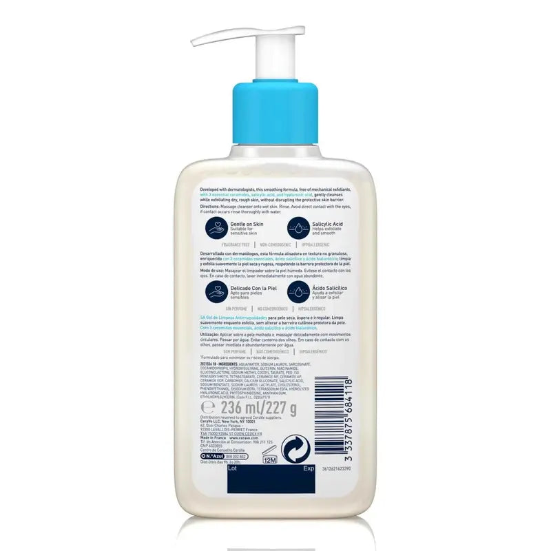 CeraVe Limpiador Antirrugosidades, 236 ml