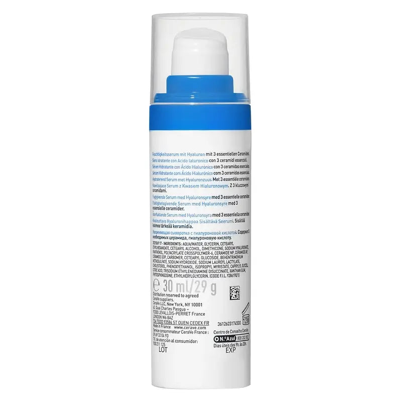 Cerave Sérum Hidratante Ácido Hialurónico, 30 ml