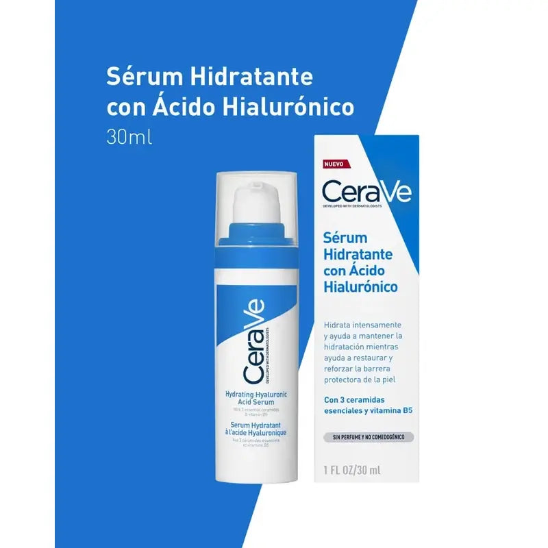 Cerave Sérum Hidratante Ácido Hialurónico, 30 ml