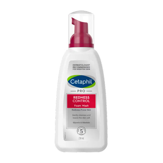 Cetaphil Pro Redness Control Espuma Limpiadora Facial Pieles con Tendencia Enrojecimiento, 235 ml