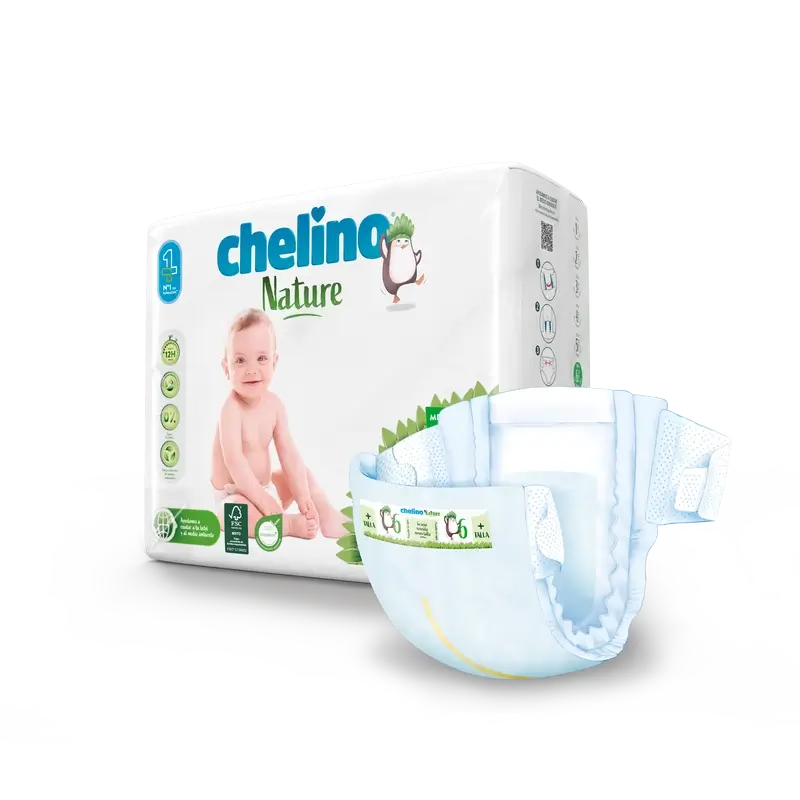 Chelino Nature Pañal Talla 6 (17-28 Kg) , 27 unidades