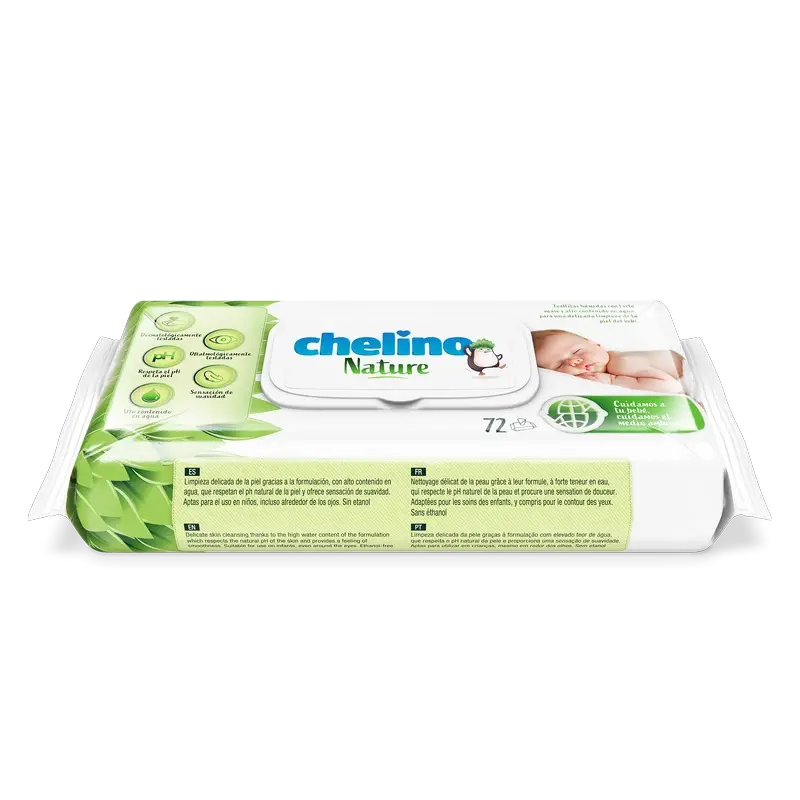 Chelino Nature Toallitas Infantiles , 72 unidades