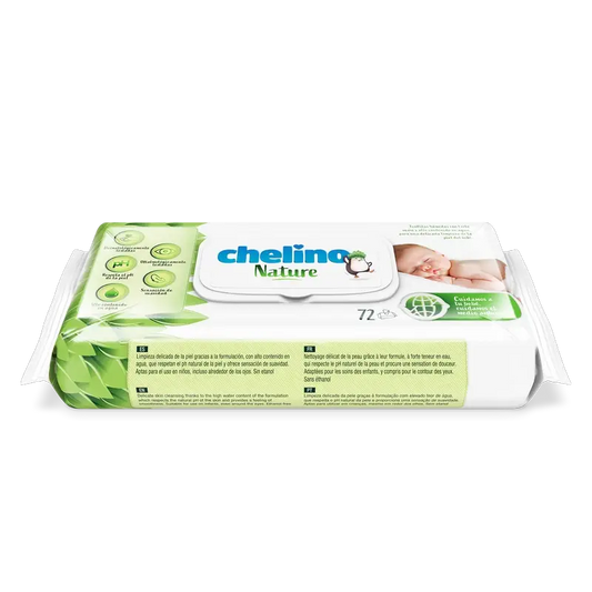 Chelino Nature Toallitas Infantiles , 72 unidades