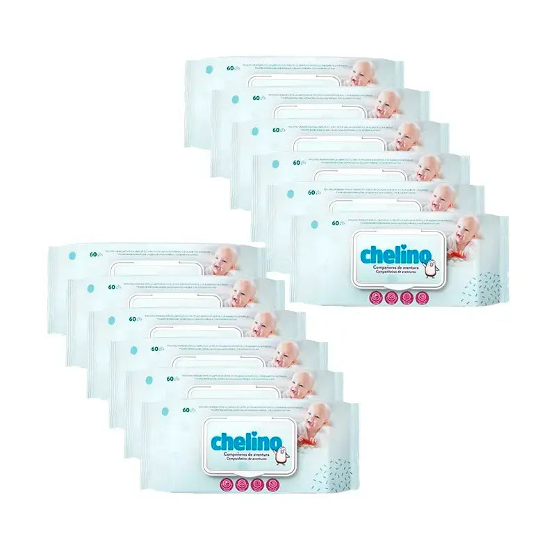 Chelino Toallitas Bebé , 12 x 60 unidades