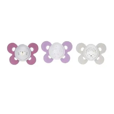 Chicco Pack 2 Chupetes Silicona Physio Comfort Lumino Niña 16-36 Meses