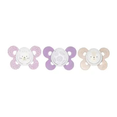 Chicco pack 2 chupetes silicona physio comfort niña 6-16 meses